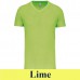 Kariban Men's Bio150 V-Neck T-Shirt lime